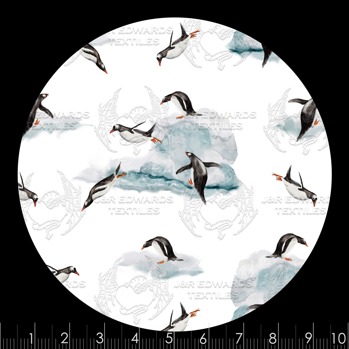 Arctic Penguins Clear Vinyl