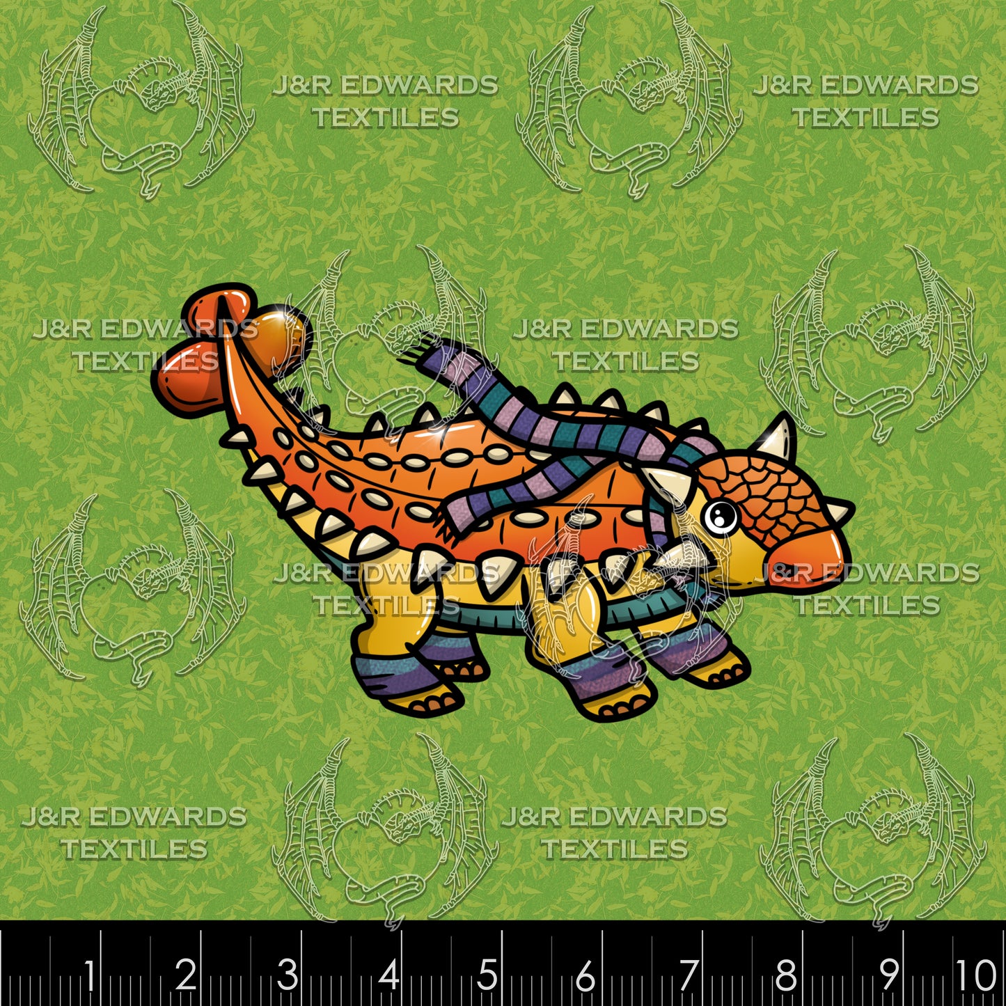 Panel Autumn Ankylosaurus