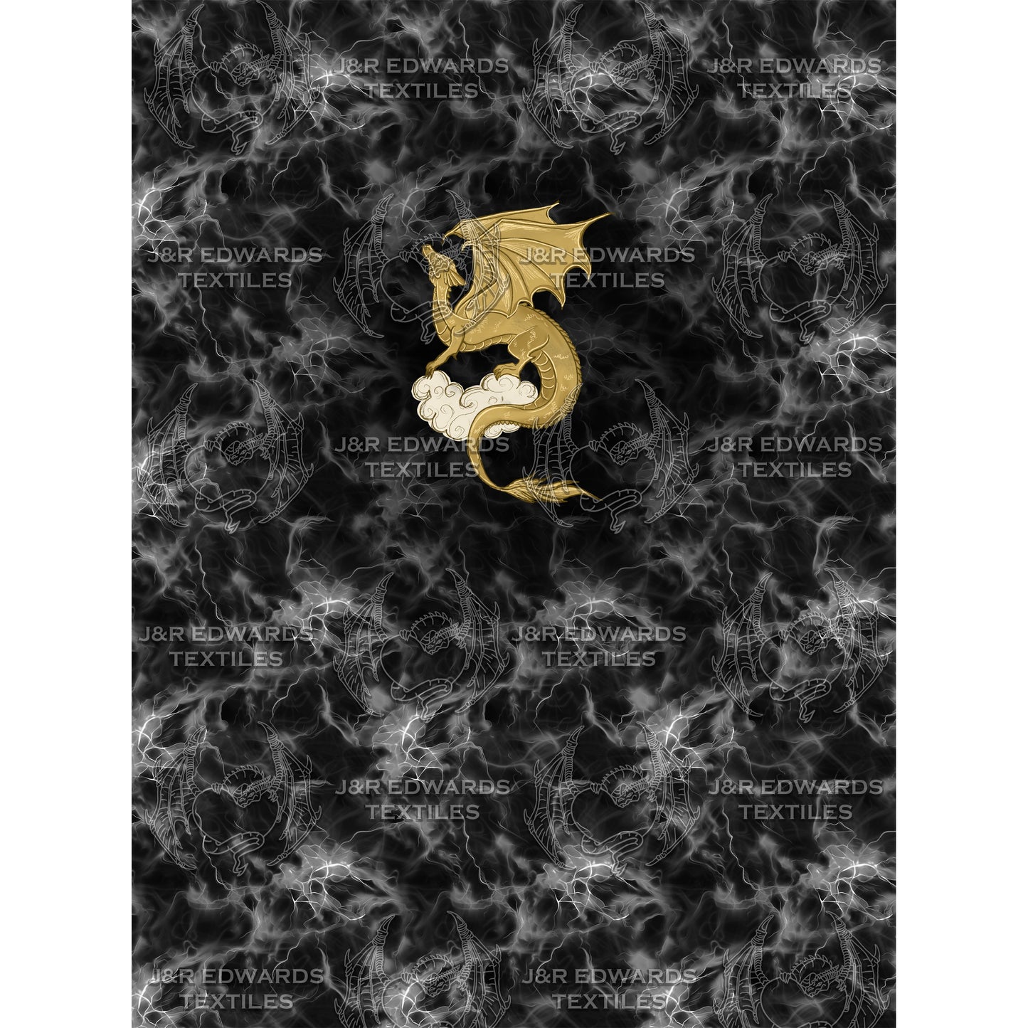 Half Yard Panel Shadow Gold