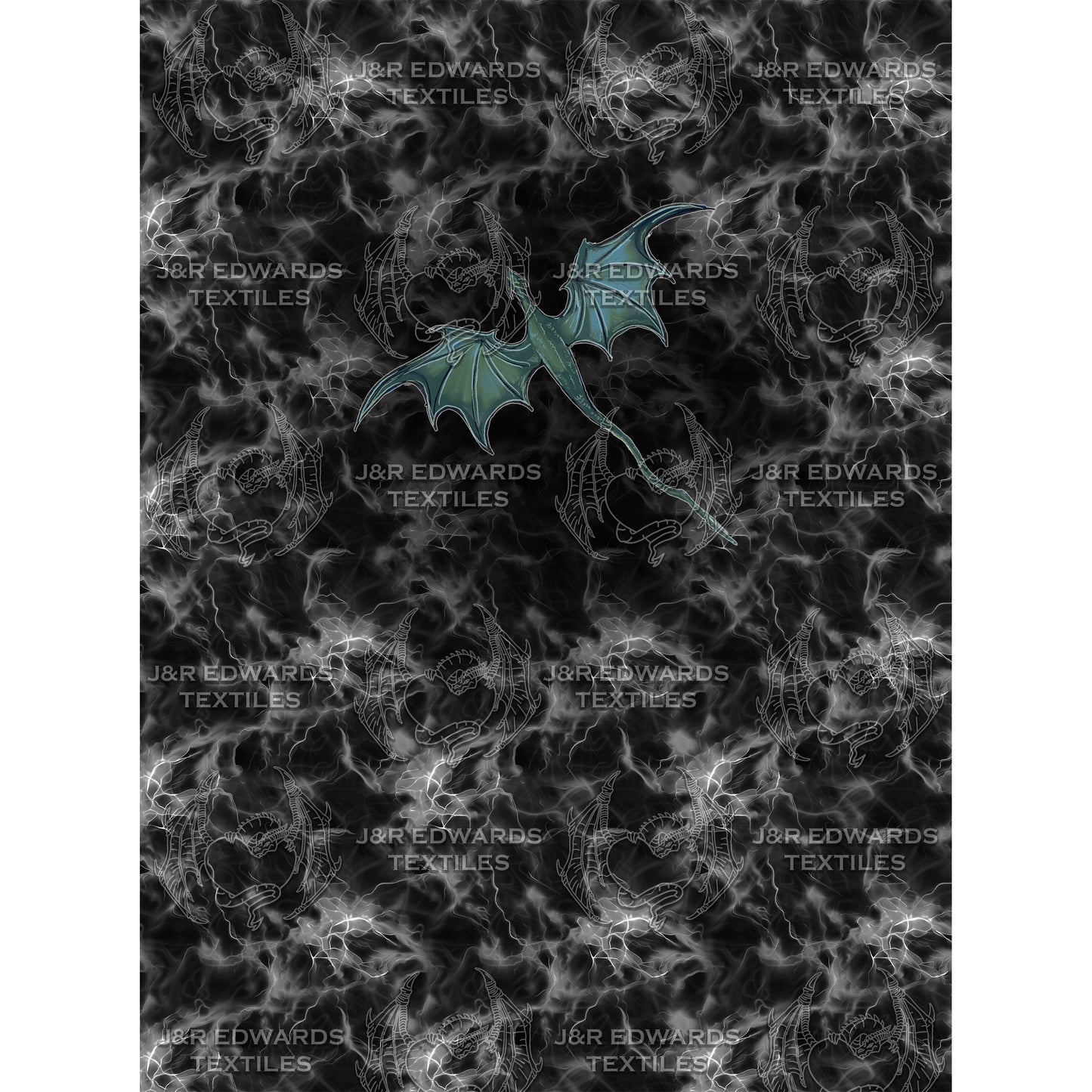 Half Yard Panel Shadow Green