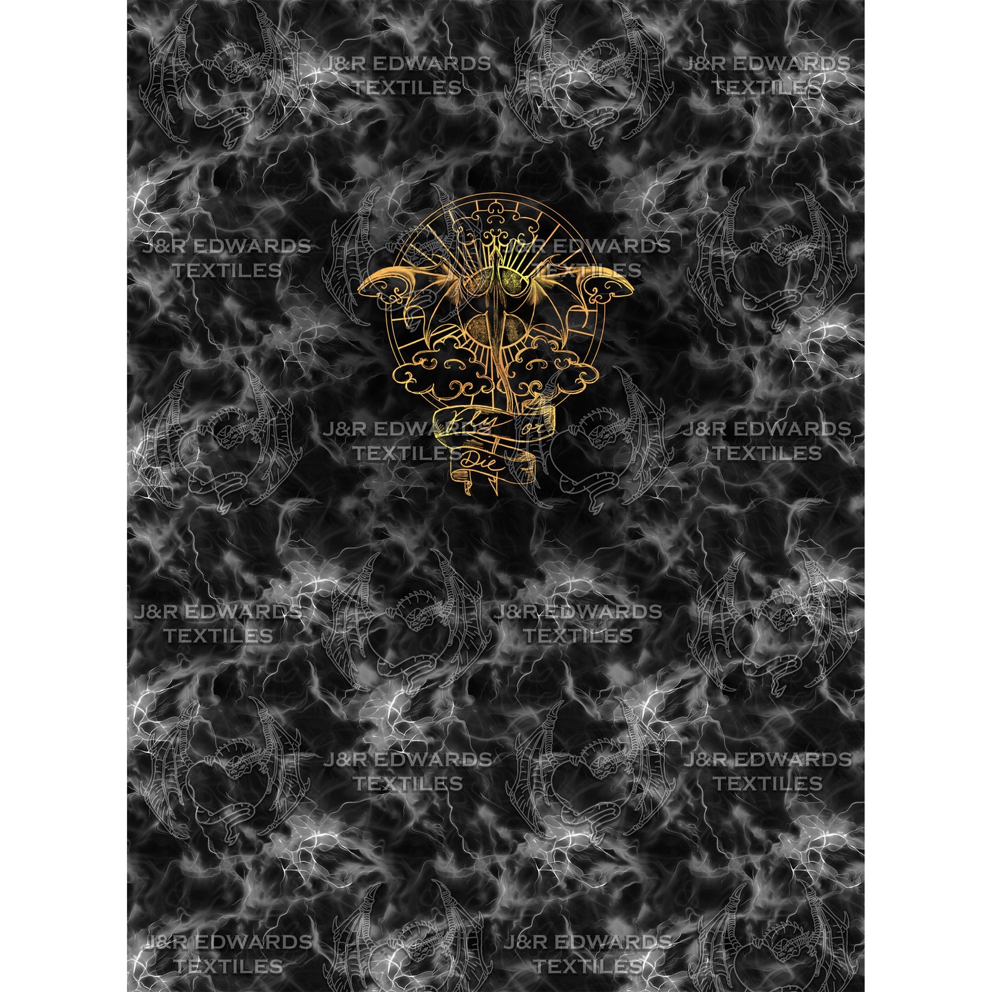 Half Yard Panel Shadow Rider