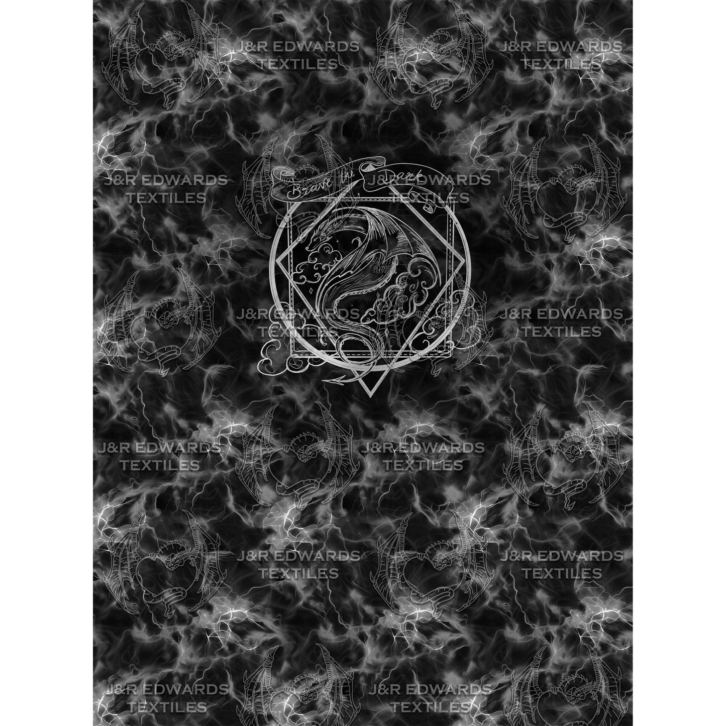 Half Yard Panel Shadow Storm