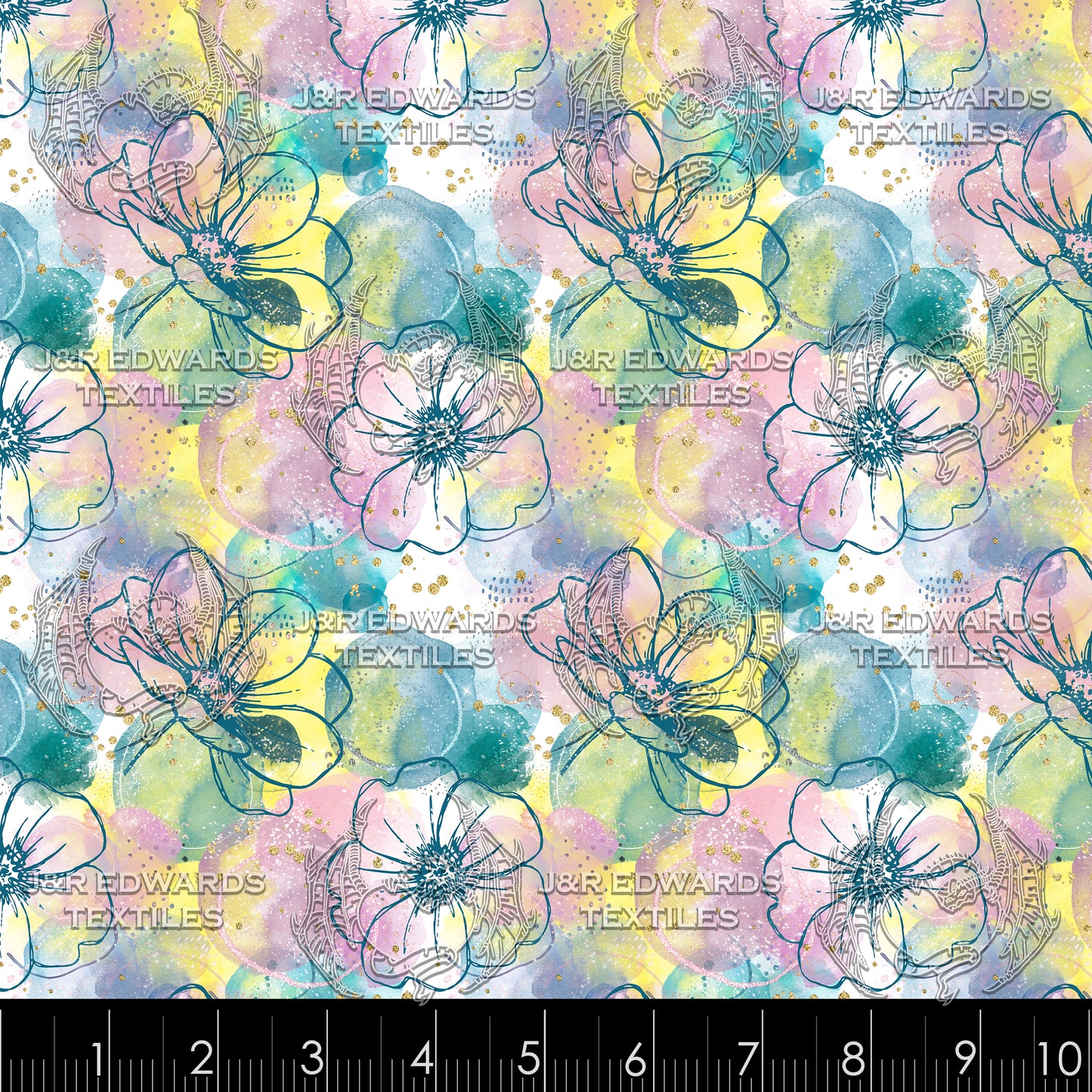 Watercolor Floral Sketch