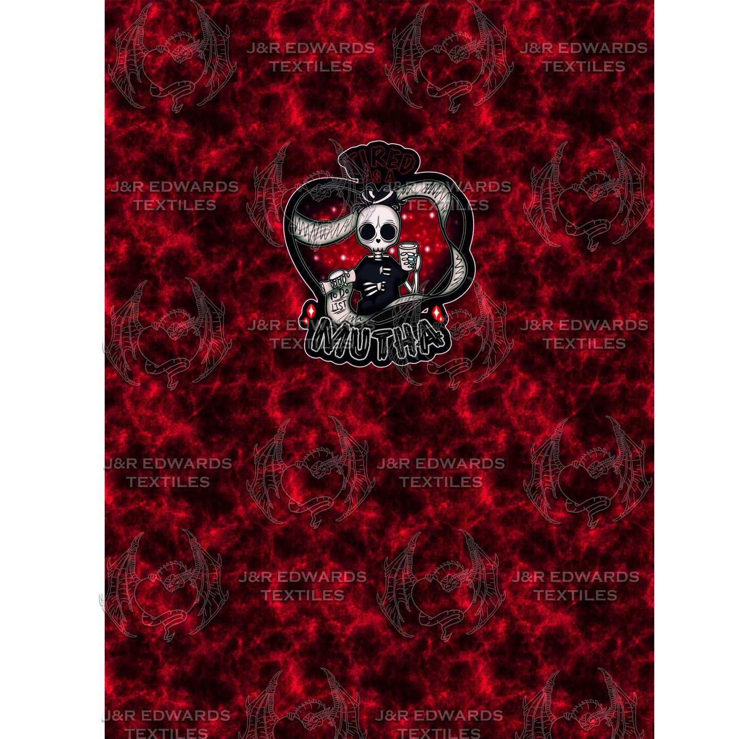 Clothing Panel Tired as a Mutha