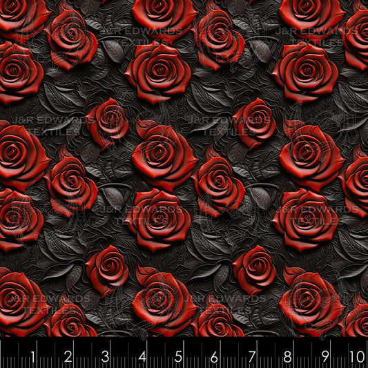 Embossed Roses