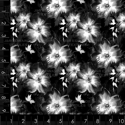 Floral Watercolor Dark