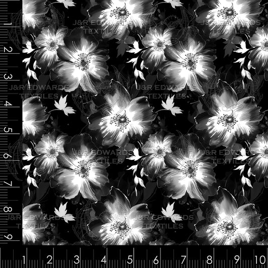 Floral Watercolor Dark