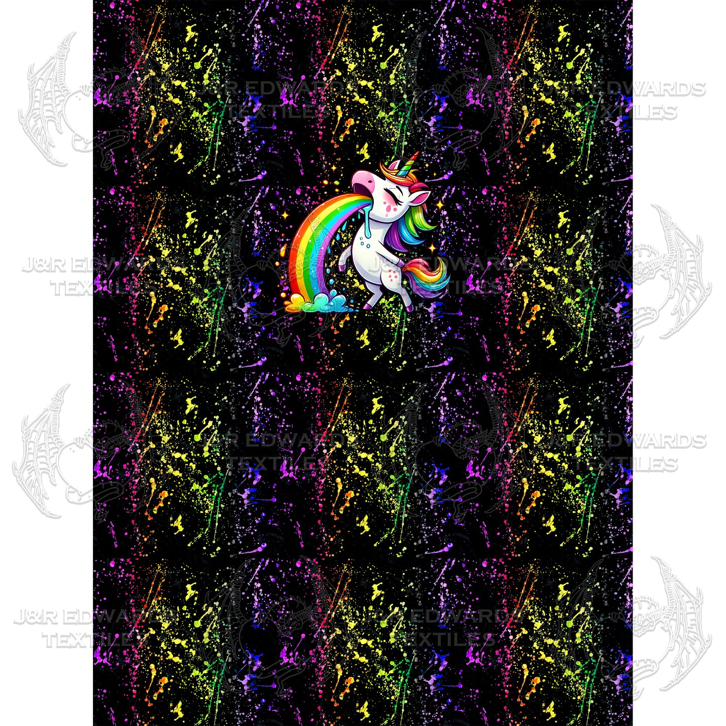 Clothing Panel Unicorn Puke