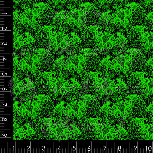 Lace Bats Green