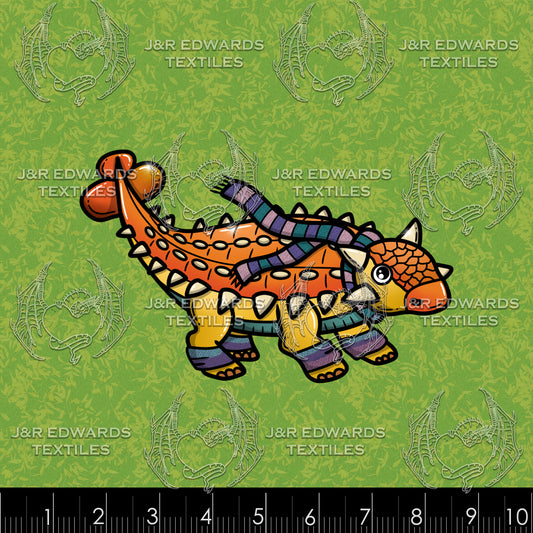 Panel Autumn Ankylosaurus