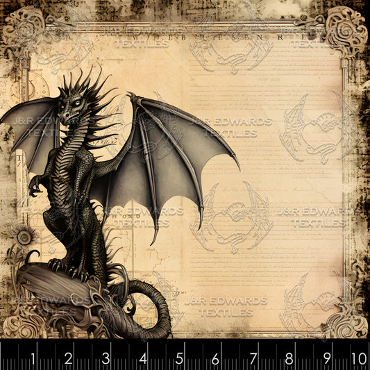 Panel Dragon Journal Carbon