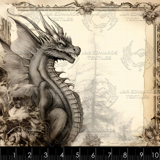 Panel Dragon Journal Gray