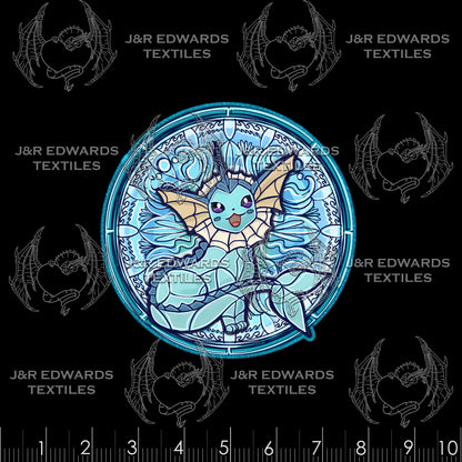 Panel Glass Vaporeon