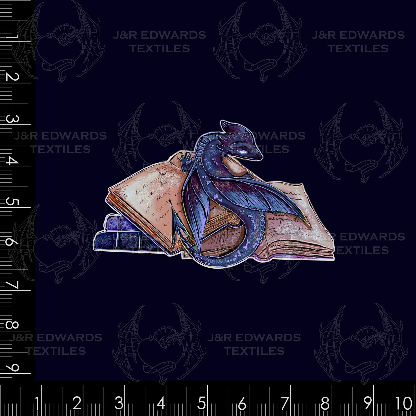 Panel Literary Dragons Indigo One