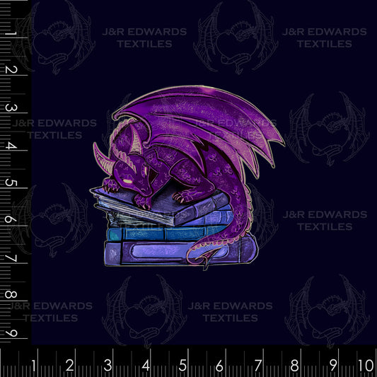 Panel Literary Dragons Indigo Two