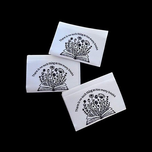 Sew In Label Too Many Books