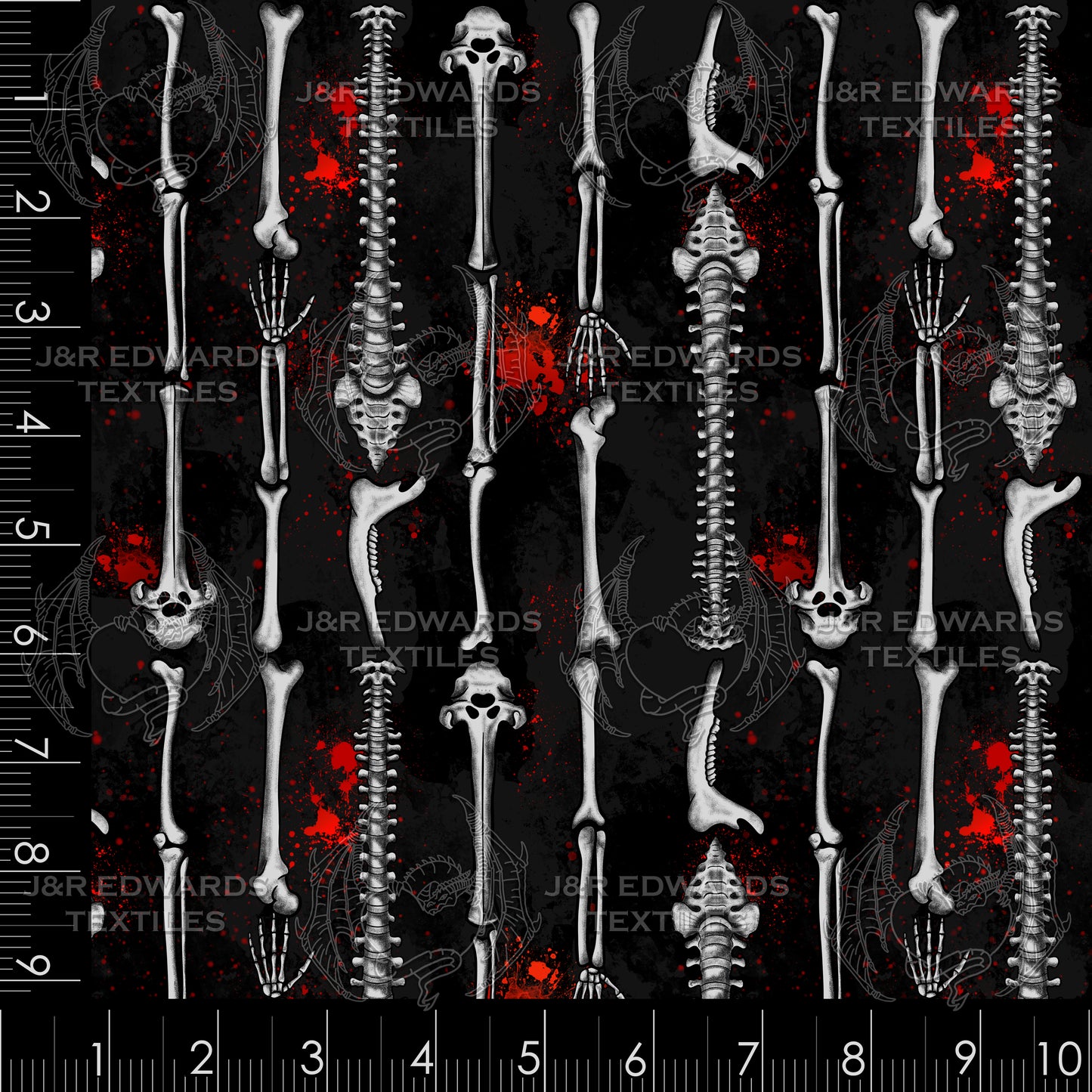 Skeletal Stripes Spatter